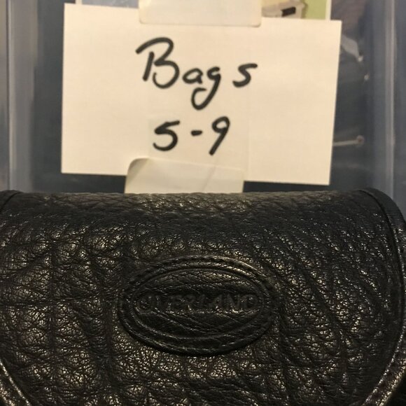 Overland Black Leather Backpack With Drawstring & Zip Pocket - Picture 10 of 10